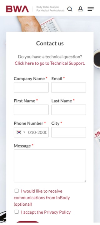 인바디 BWA mobile 3